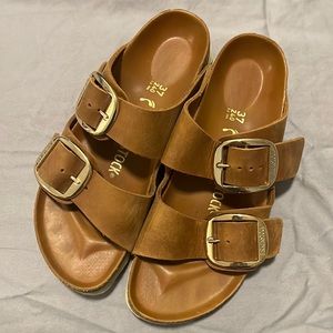Birkenstock Big Buckle Tan Size 37